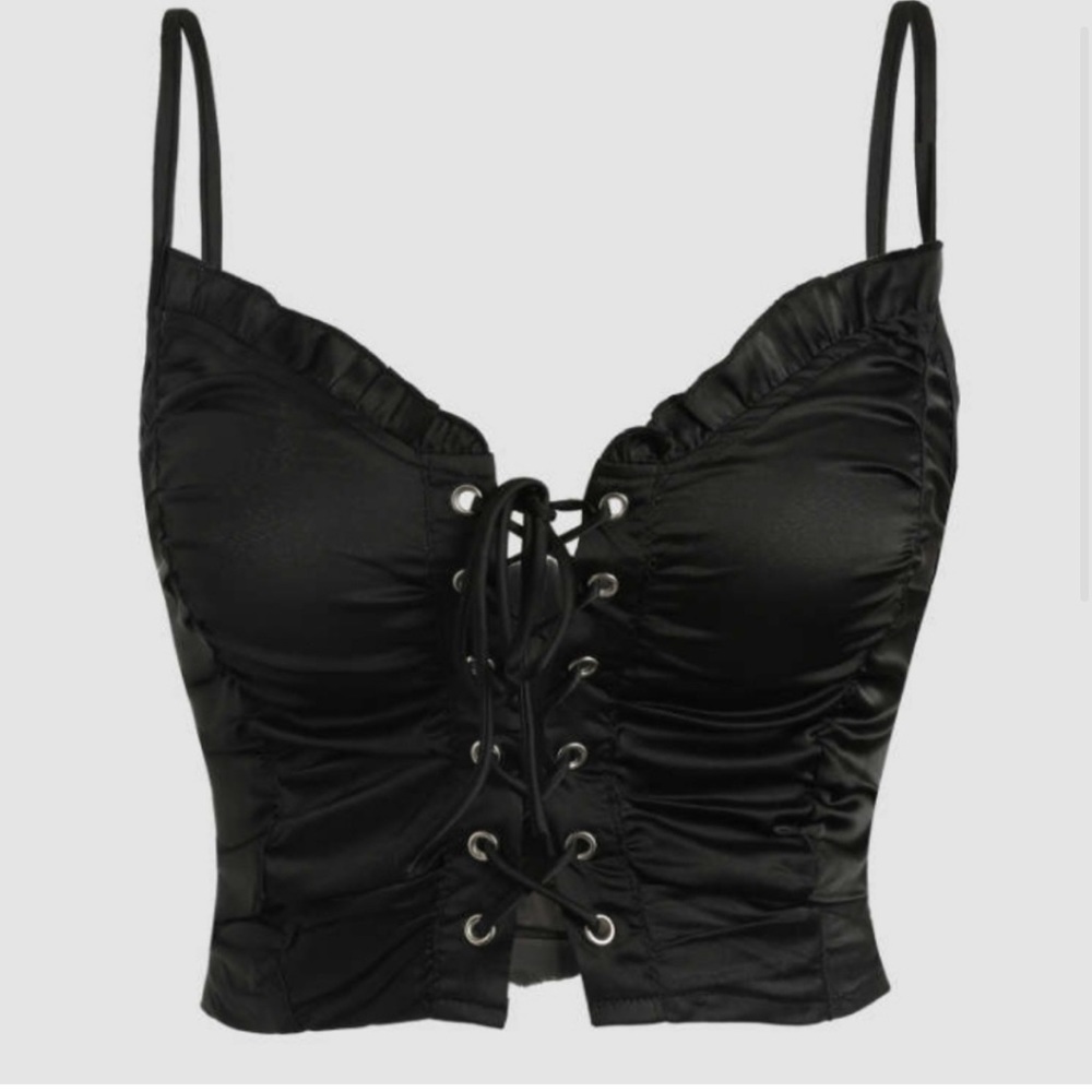 Cider lace front top